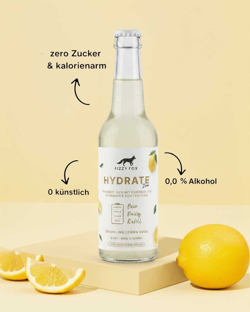 Fizzy Fox - Hydrate Lemon Soda