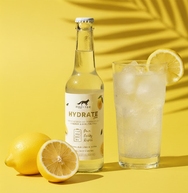 Fizzy Fox - Hydrate Lemon Soda